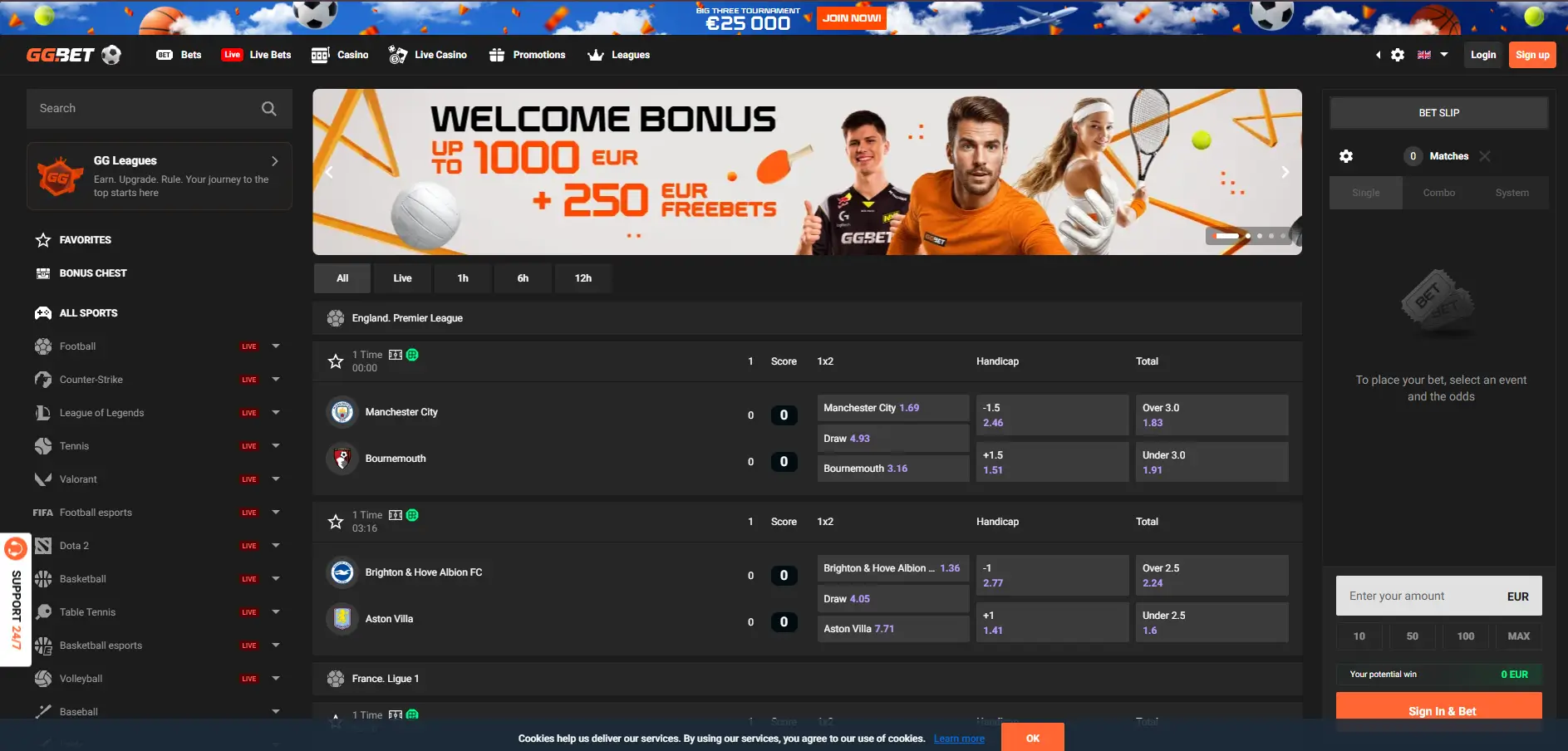 Ggbet Casino screen